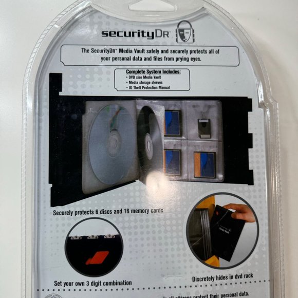 Security Dr Media Vault Locking Case for Digital Media - New - Picture 7 of 10